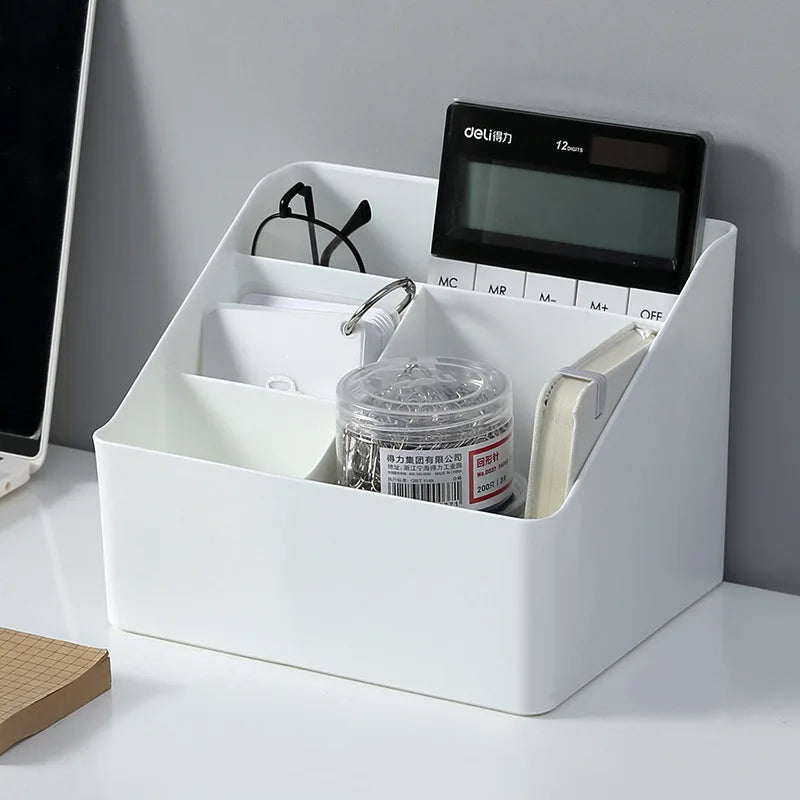 Desktop Sundries Storage Box Makeup Organizer Organizer for Brushes Home Office Bathroom Storage Box Skin Care Storage Device